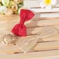 100% polyester solid color grosgrain ribbon bow handmade bows